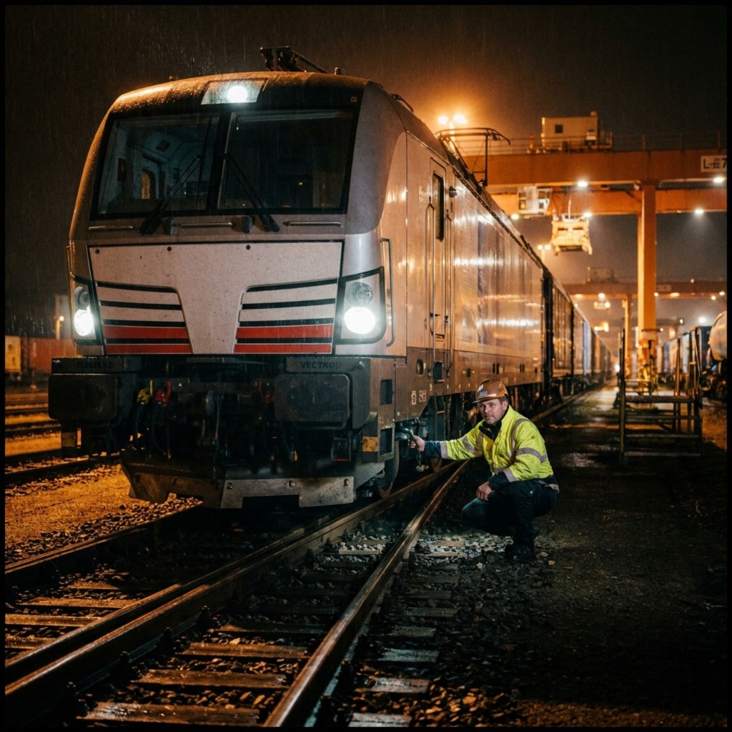 Lokomotive im Rangierbetrieb